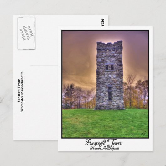 Bancroft Tower Briefkaart (Voorkant / Achterkant)