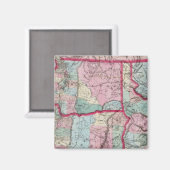 Bancroft's map of Oregon, Washington, Idaho Magneet (Voorkant / Achterkant)