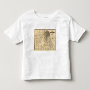 Bancroft's officiële Gids Kaart van San Francisco Kinder Shirts