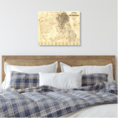 Bancroft's officiële gids van San Francisco Canvas Afdruk (Insitu (Slaapkamer))
