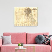 Bancroft's officiële gids van San Francisco Canvas Afdruk (Insitu (Woonkamer))