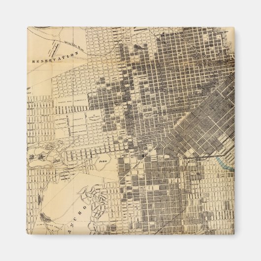 Bancroft's officiële gids van San Francisco Magneet (Voorkant)