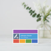 Band aid Bandage - Creative Modern Metro Style Visitekaartje (Staand voorkant)