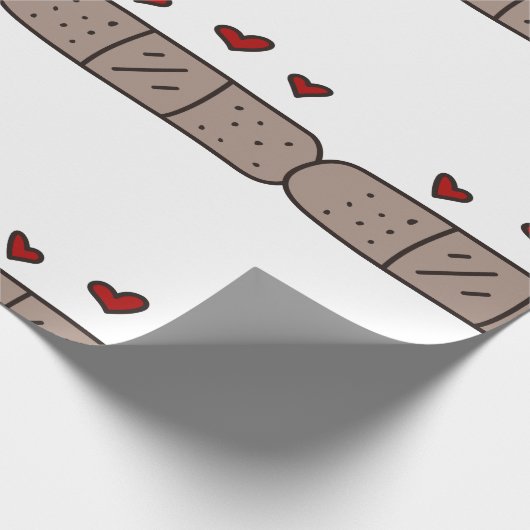 Band Aid Cadeaupapier (Hoek)