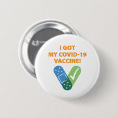 Band Aid Check I's Vaccine Button (Voorkant /achterkant)