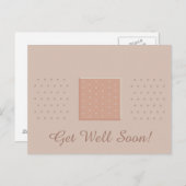 Band-Aid Get Well Soon - Briefkaart (Voorkant / Achterkant)