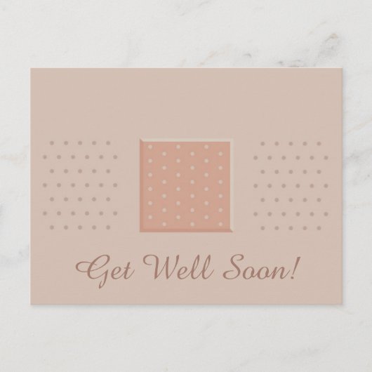 Band-Aid Get Well Soon - Briefkaart (Voorkant)