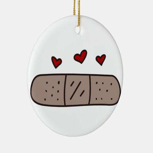 Band Aid Keramisch Ornament (Rechts)
