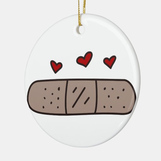 Band Aid Keramisch Ornament (Links)