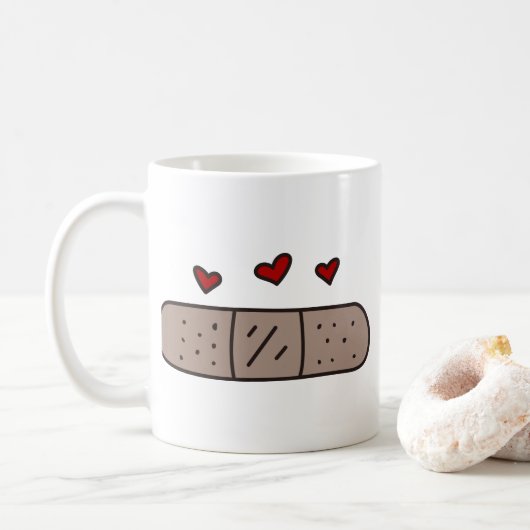 Band Aid Koffiemok (Met donut)