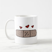 Band Aid Koffiemok (Links)