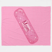  band-aid mom fleece deken (Voorkant (Horizontaal))