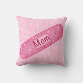 Band-aid mom soft pink Cojín Kussen