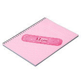 Band-aid mom soft pink Notitieboek (Linkerzijde)