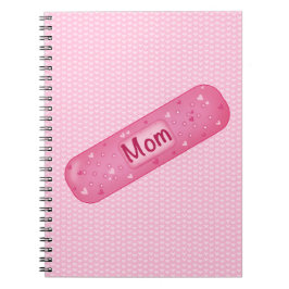 Band-aid mom soft pink Notitieboek