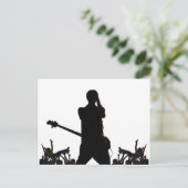 band_apparel briefkaart (Staand voorkant)