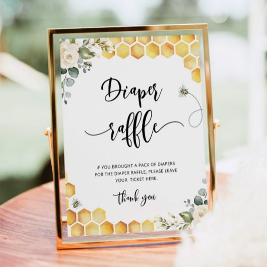 Band baby shower bijentapijt poster