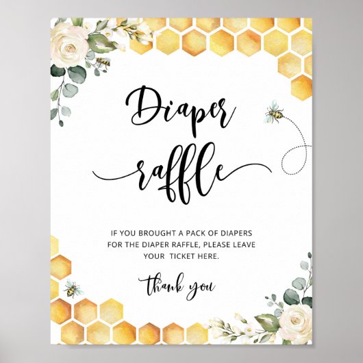 Band baby shower bijentapijt poster (Voorkant)