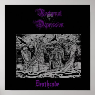 Band Black metal Death heavy thrash Gothic Album Poster