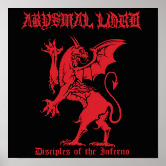 Band Black metal Death heavy thrash Gothic Album Poster