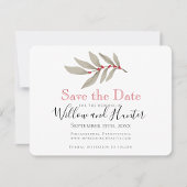 Band-bruiloft met gedempt botanisch afval gastenboek