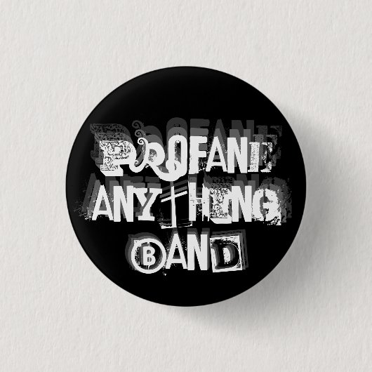 Band-Button Ronde Button 3,2 Cm (Voorkant)