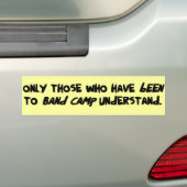 Band Camp Bumpersticker (Op auto)