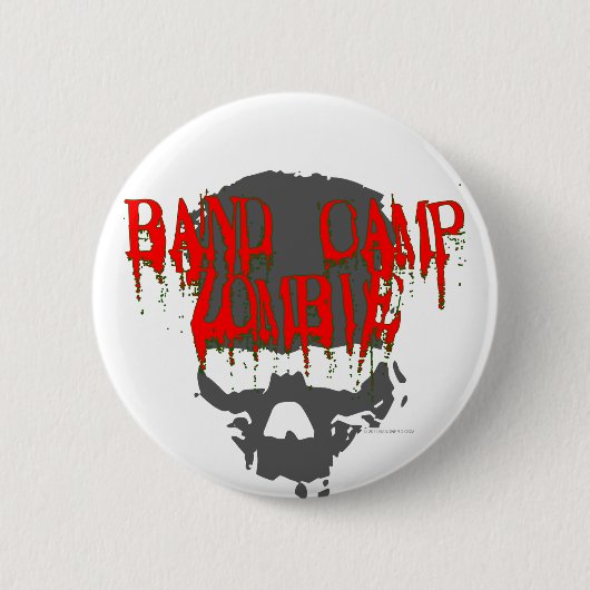 Band Camp Zombie Ronde Button 5,7 Cm (Voorkant)