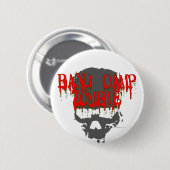 Band Camp Zombie Ronde Button 5,7 Cm (Voorkant /achterkant)