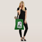 Band Collie Dog Golf (zwart-wit) Tote Bag (Op model)