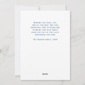 Band-collie in Winter Snowy Landscape Kerstmis Feestdagenkaart (Achterkant)