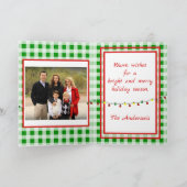 Band Collie met Antlers Merry-kerstkaart Feestdagen Kaart (Binnen)