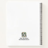 Band Collie Mix Notitieboek 8,5 x 11 inch (Achterkant)