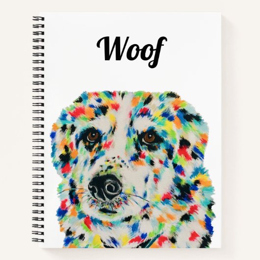 Band Collie Mix Notitieboek 8,5 x 11 inch (Voorkant)