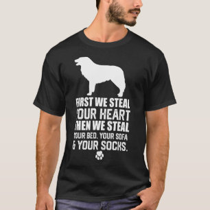 Band Collie Steal je hart steekt je bedwelmende ba T-shirt