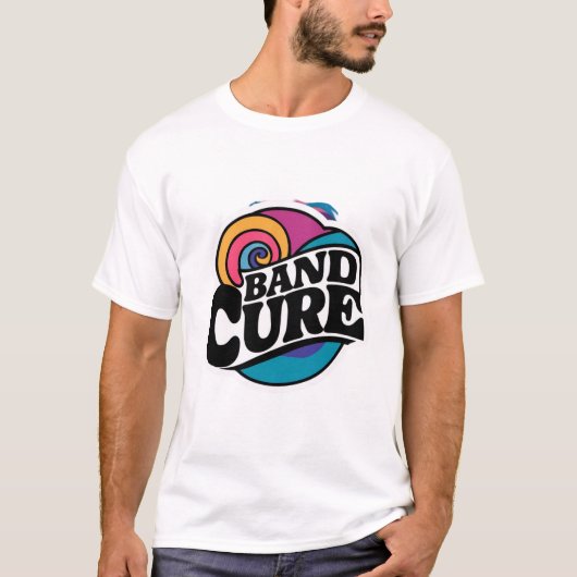 Band Cure Sticker T-shirt (Voorkant)