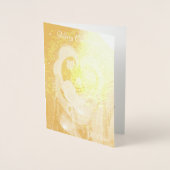 Band dat je een heel prettig kerstfeest hebt! folie kaarten (Voorkant)