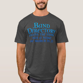 Band Directeur Tenzij De Storm Een Naam Heeft retr T-shirt