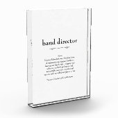Band Director Definitie Bedankt Gift Fotoblokken (Links)