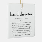 Band Director Definitie Bedankt Gift Keramisch Ornament (Rechts)