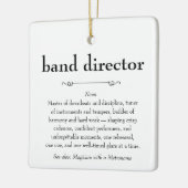 Band Director Definitie Bedankt Gift Keramisch Ornament (Links)