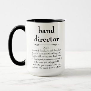 Band Director Definitie Bedankt Gift Mok