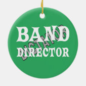 Band Director Dictator Keramisch Ornament (Achterkant)