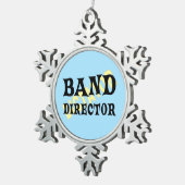 Band Director Dictator Tin Sneeuwvlok Ornament (Rechts)