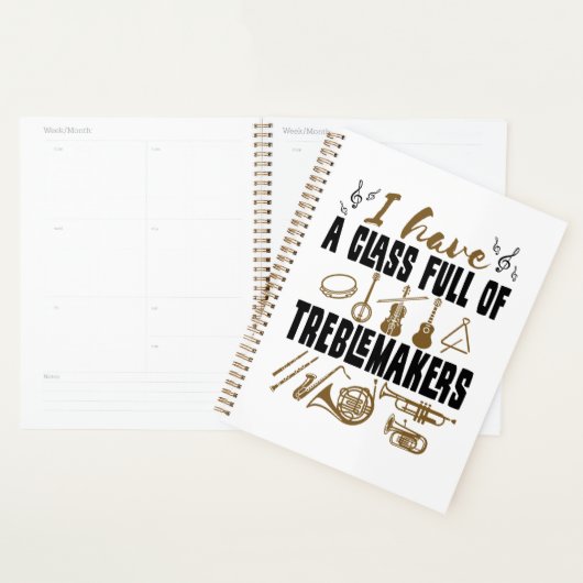 Band Director lerarenklasse Volledig van Treblemak Planner (Display)