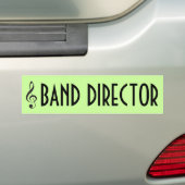 Band Director Music Bumpersticker Gift (Op auto)