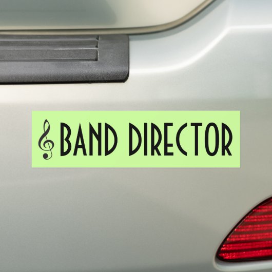 Band Director Music Bumpersticker Gift (Op auto)