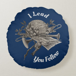 Band Dirigent  Instrumenten Muziekleraar Rond Kussen