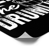 Band drumkorps vrezen de drumlijn poster (Hoek)