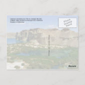 Band-e Amir, Afghanistan Briefkaart (Achterkant)
